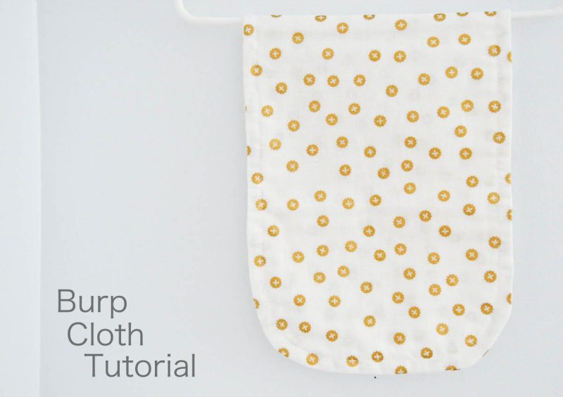 burp cloth tutorial